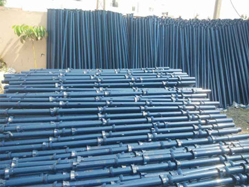 Scaffolding pipes